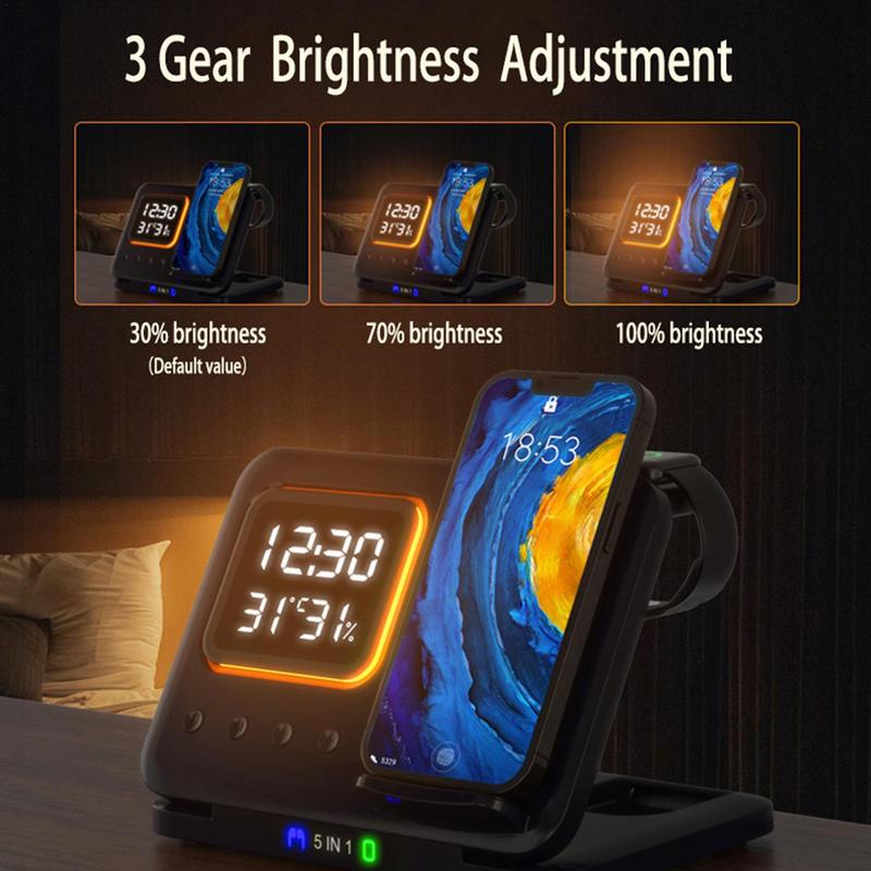 5-in-1 Fast Wireless Charging Station - Gadget | Trendwave