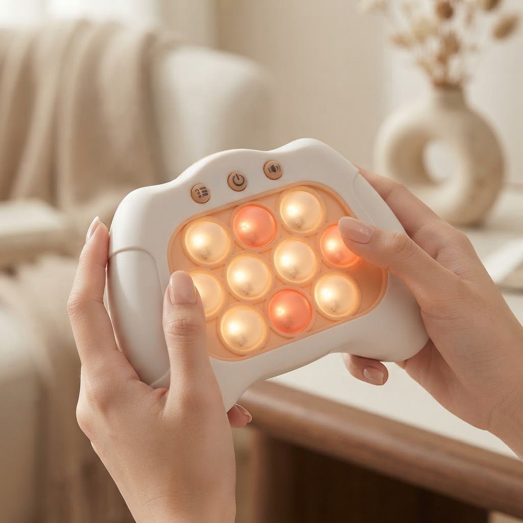 Push Popper Fidget Console – Stress Relief Button Toy for Kids & Adults - | Trendwave
