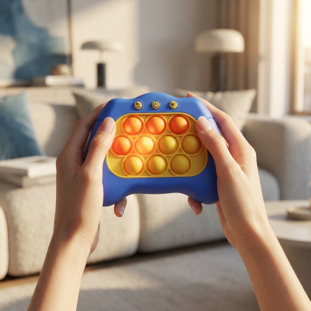 Push Popper Fidget Console – Stress Relief Button Toy for Kids & Adults - | Trendwave
