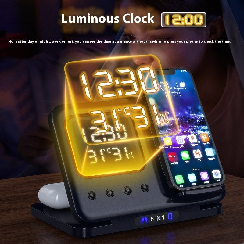 5-in-1 Fast Wireless Charging Station - Gadget | Trendwave