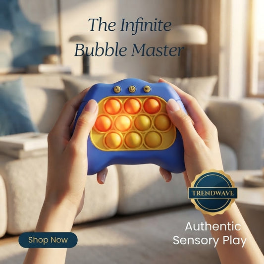 Push Popper Fidget Console – Stress Relief Button Toy for Kids & Adults