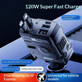Retractable Car Charger Cable – USB Fast Charging, Telescopic Design - Pet | Trendwave