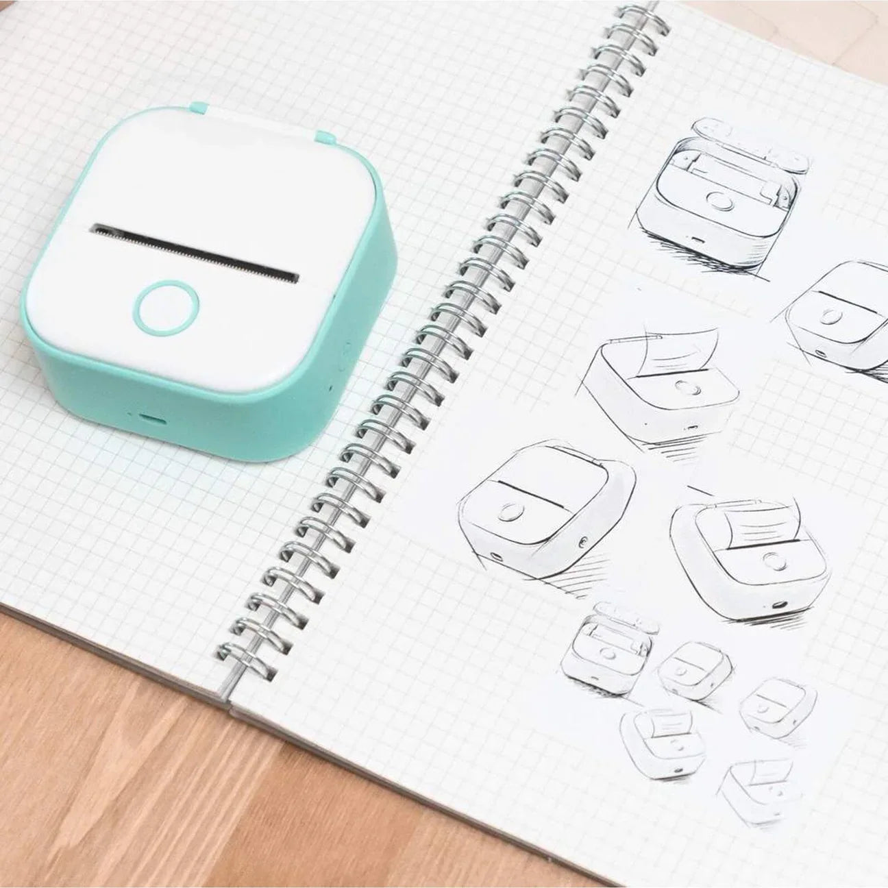 Portable Bluetooth Printer – Print Photos & Documents Anywhere