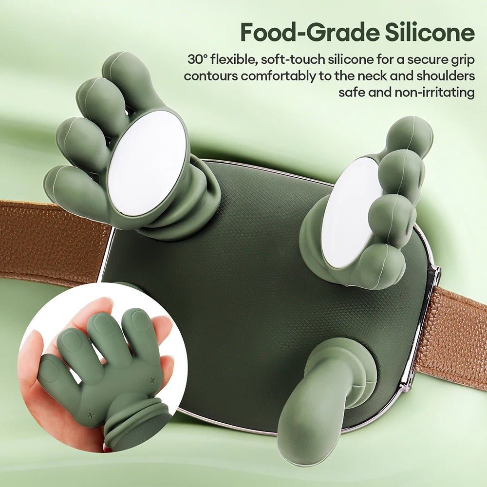 Bionic Finger Neck & Shoulder Massager – Portable Wireless Kneading Shawl with Heat for Deep Tissue Pain Relief - Gadget | Trendwave