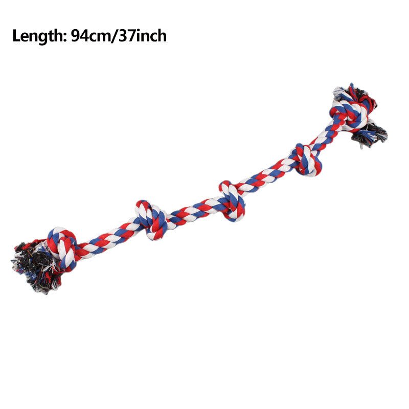 Heavy-Duty Cotton Rope Dog Toy – Durable Interactive Tug-of-War Toy for Large & Medium Dogs – Natural Dental Health Play Toy - Gadget | Trendwave