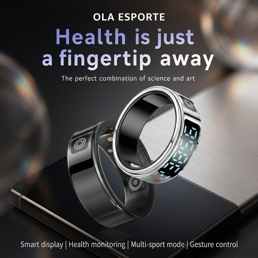 Ultra-Slim Smart Ring — Sleep & Activity Tracker - Wearable Tech | Trendwave