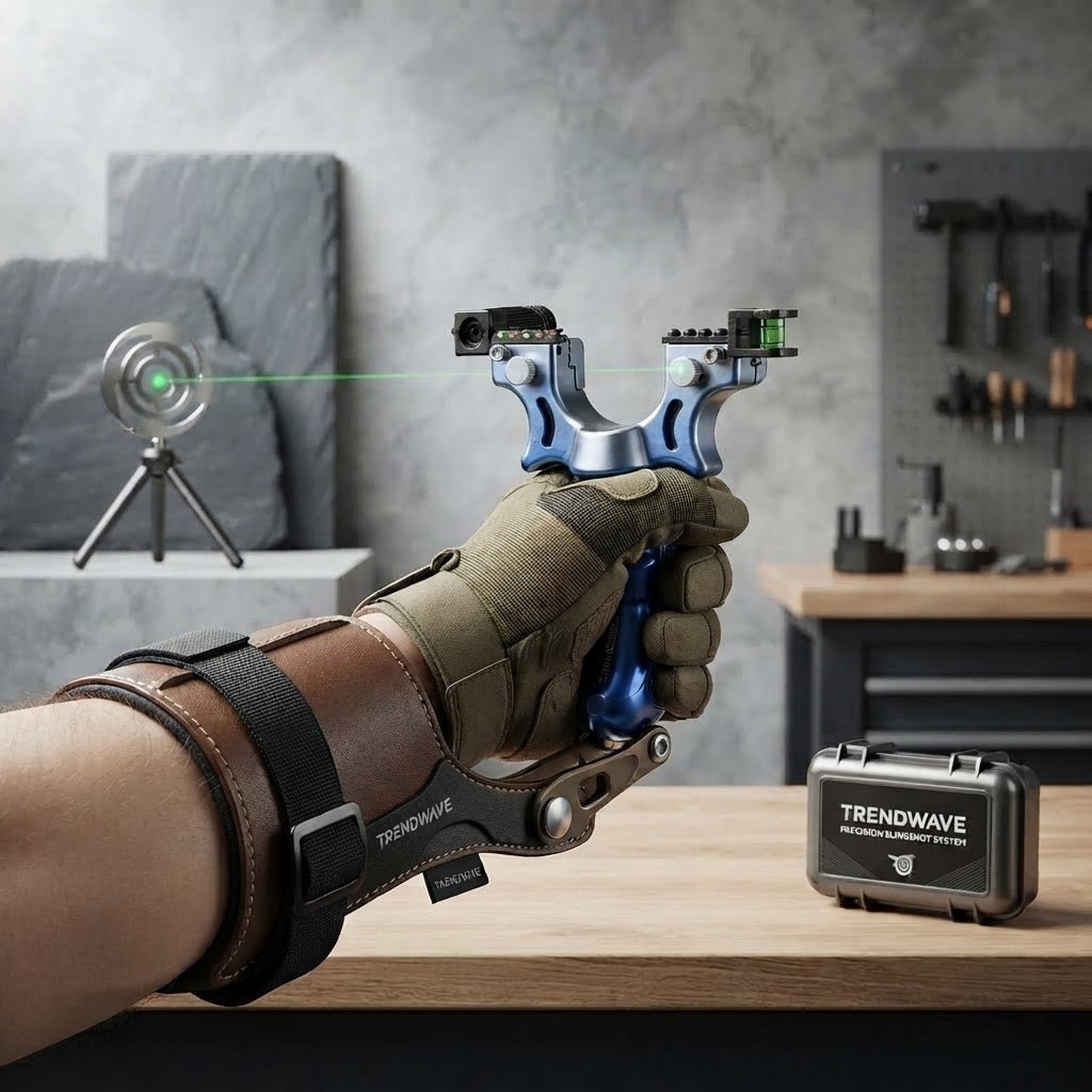 Trendwave™ Laser Slingshot – Red Dot Sight for High Accuracy - | Trendwave