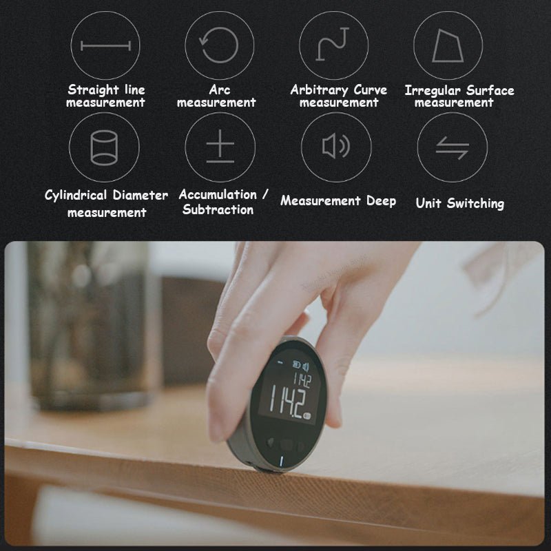 Digital Measurement Tape – Smart LCD Screen Laser Distance Measure - | Trendwave