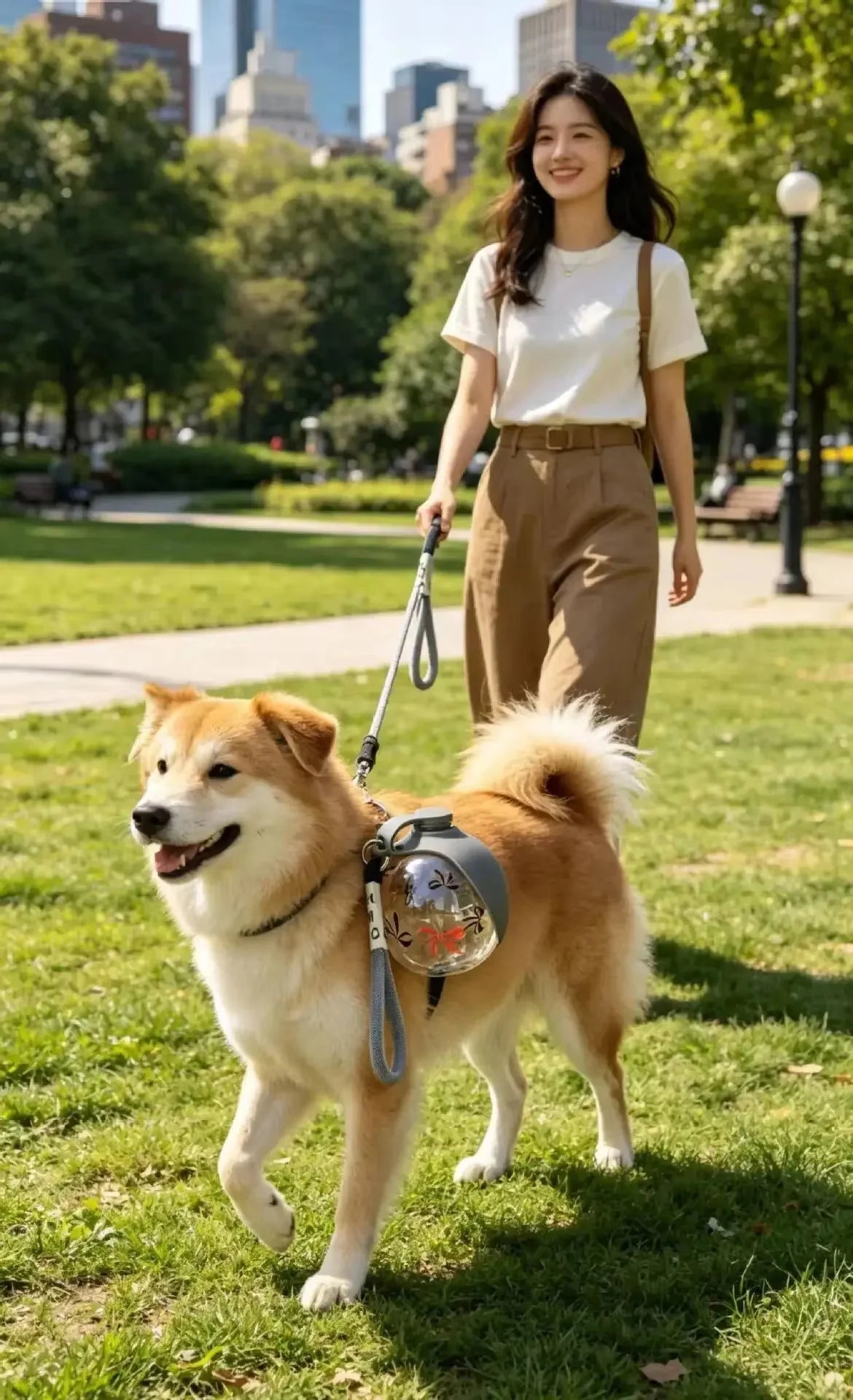 Portable Dog Water Bottle & Hands-Free Dispenser – Leak-Proof Travel Essential for Hiking, Walks & Adventure - Pet Supplies | Trendwave