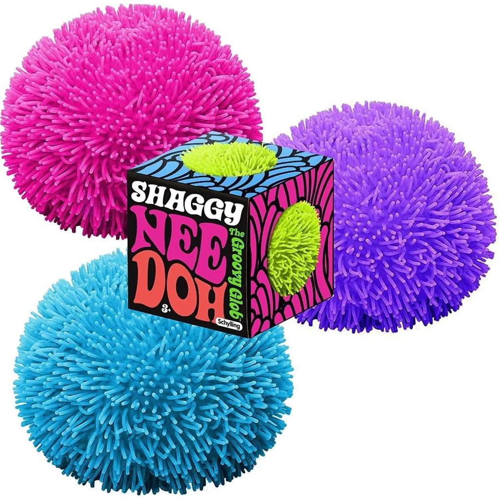 Fuzz Ball Stress Toys 3 Pack – Ultra-Satisfying Shaggy Sensory Fidget Toys for Stress Relief & Focus – Assorted Vibrant Colours - Fidget & Sensory Toys | Trendwave