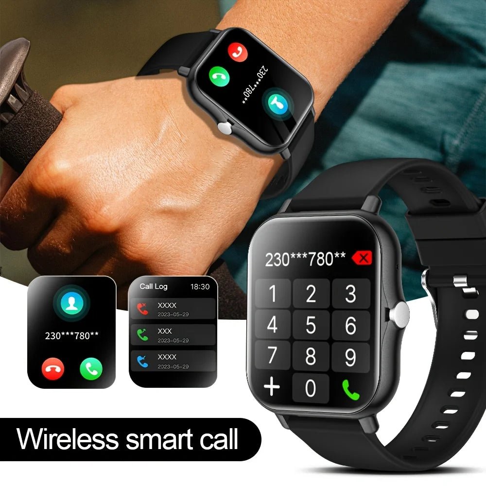 The Highly Sought-after Multi-functional Smartwatch of 2026 Features a Full Touch Display, Silicone Strap - | Trendwave