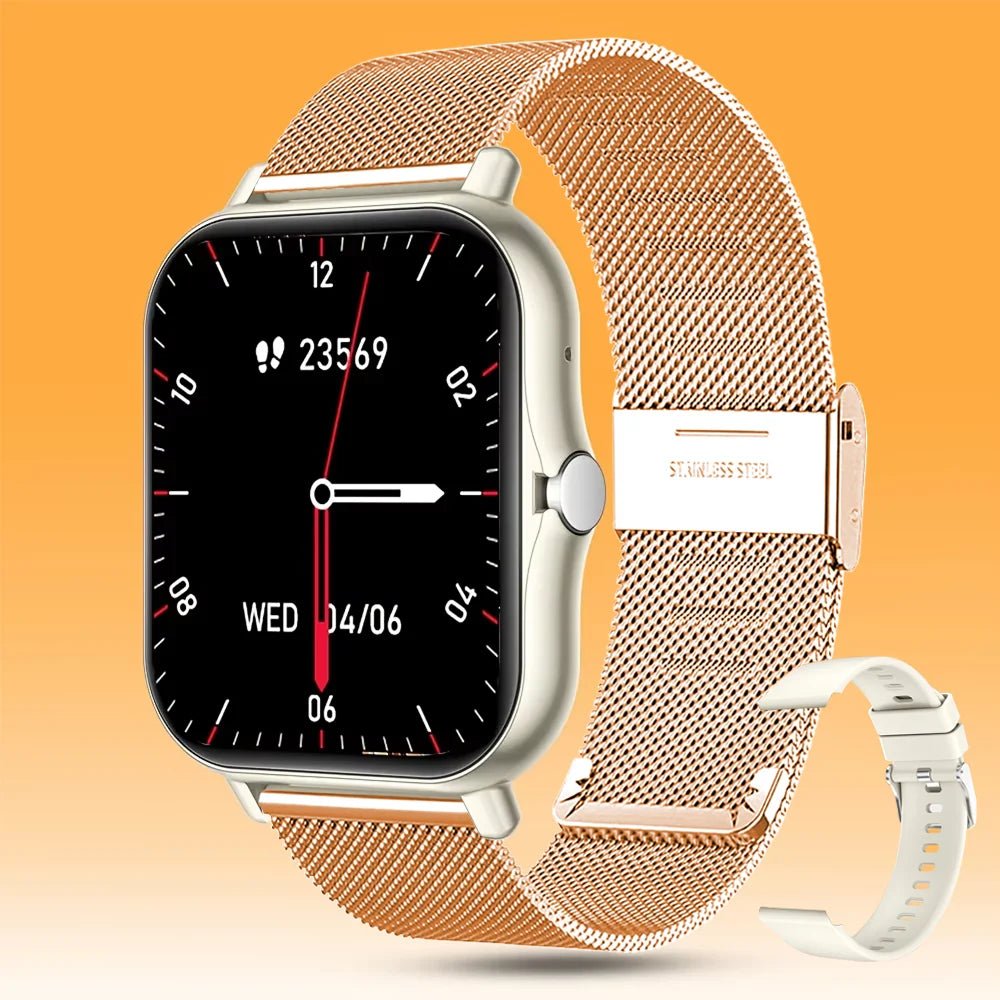 The Highly Sought-after Multi-functional Smartwatch of 2026 Features a Full Touch Display, Silicone Strap - | Trendwave