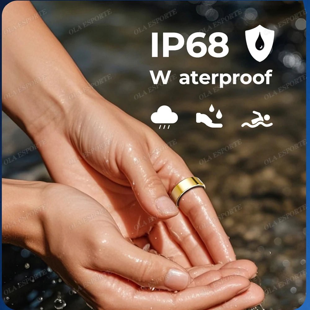 Pro-Track Smart Ring — With Wireless Charging Case - Wearable Tech | Trendwave