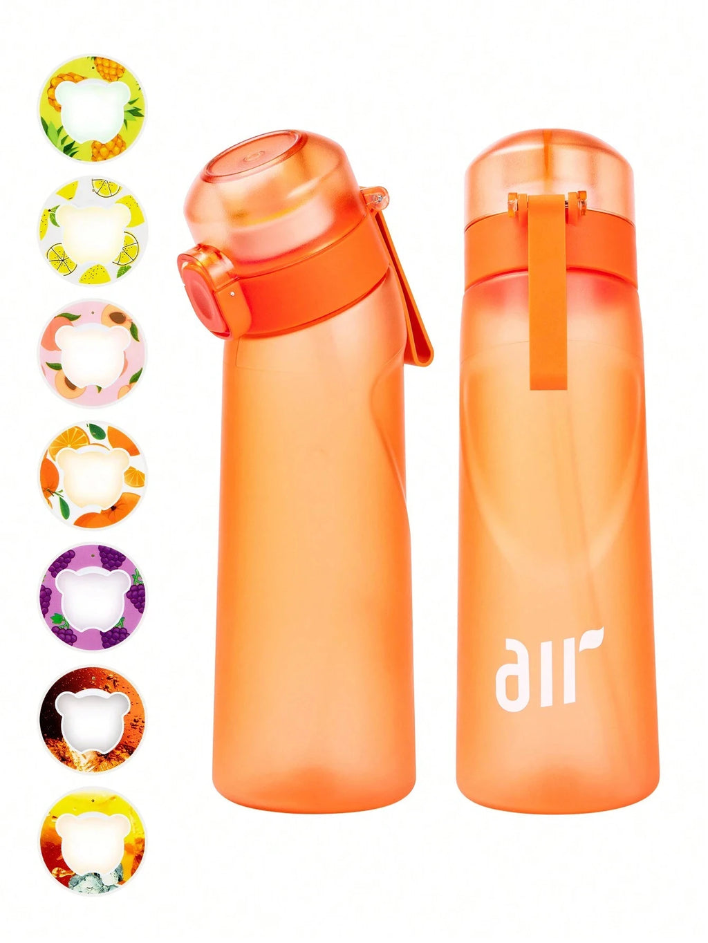 Scent-Infused Hydration Water Bottle – 650ml Leak-Proof Sports Bottle with Fruit Flavour Pod – BPA-Free Eco-Friendly Design - Fitness & Hydration | Trendwave
