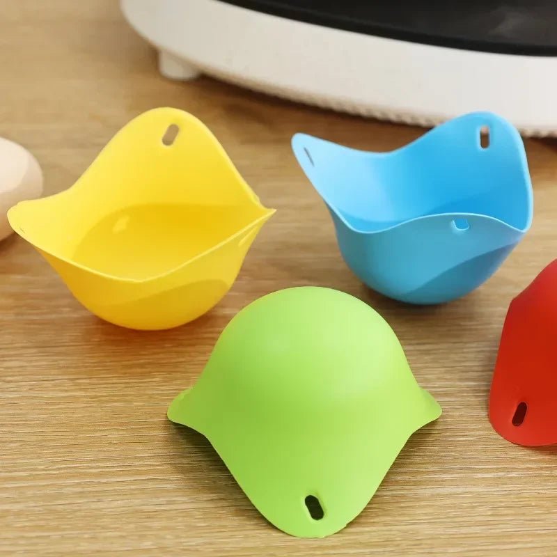 Premium Silicone Egg Poacher Cups – Set of 5 Non-Stick Reusable Poaching Pods for Perfectly Shaped Eggs – BPA-Free Kitchen Gadget - Kitchen & Home | Trendwave
