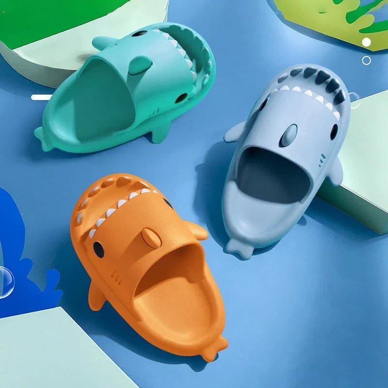 Shark Slides – Novelty Animal Slippers for Beach & Home - | Trendwave