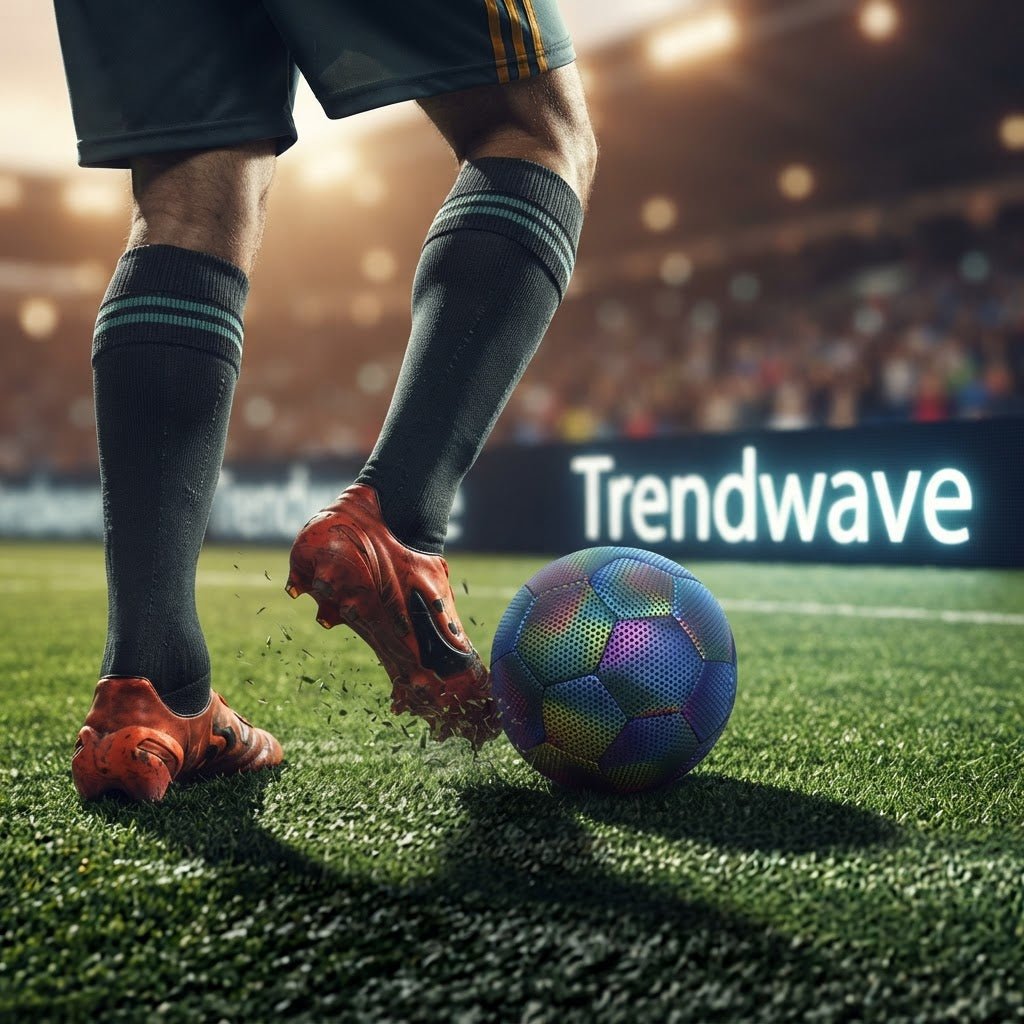 Trendwave™ Reflective Football – Glow in the Dark for Night Play - | Trendwave
