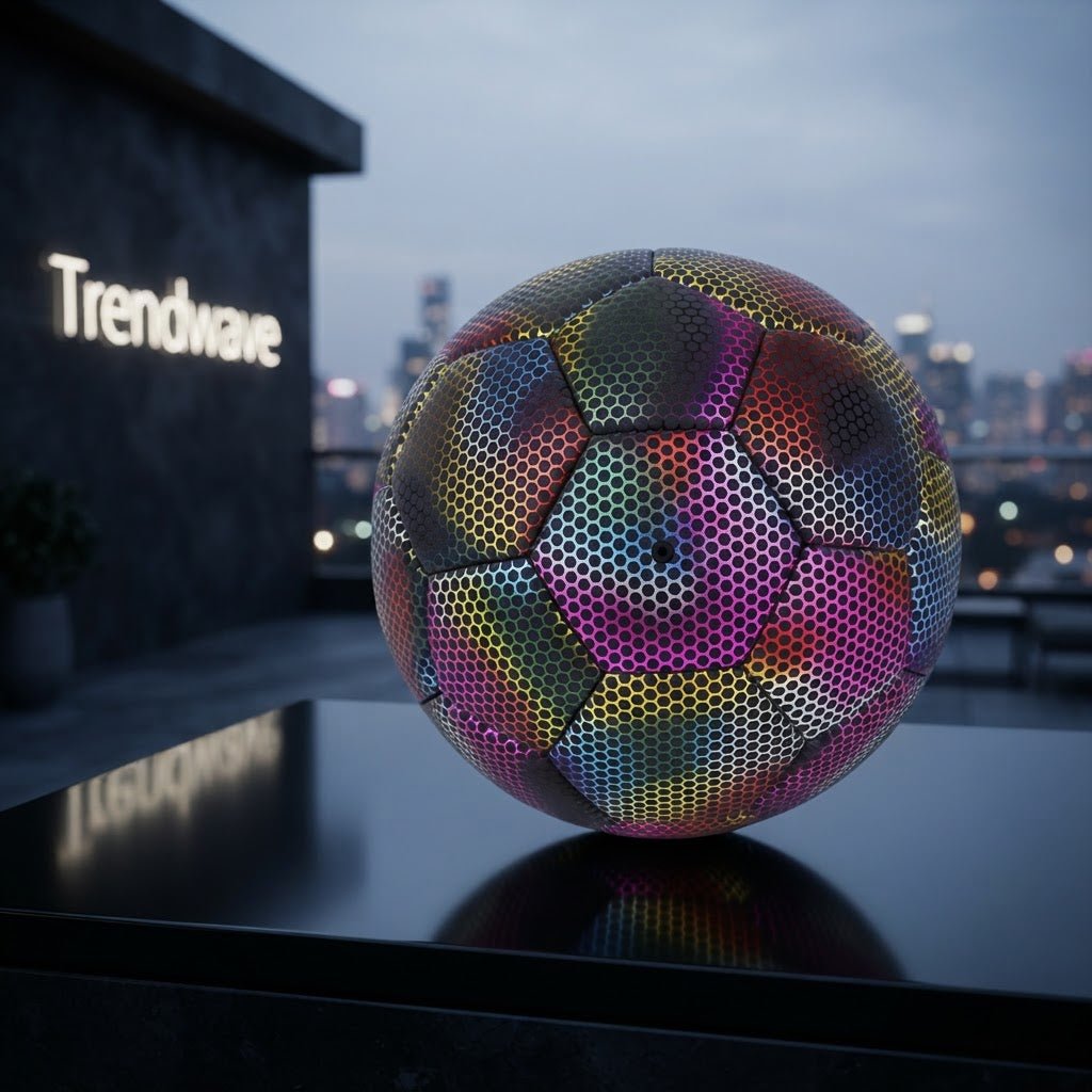 Trendwave™ Reflective Football – Glow in the Dark for Night Play - | Trendwave