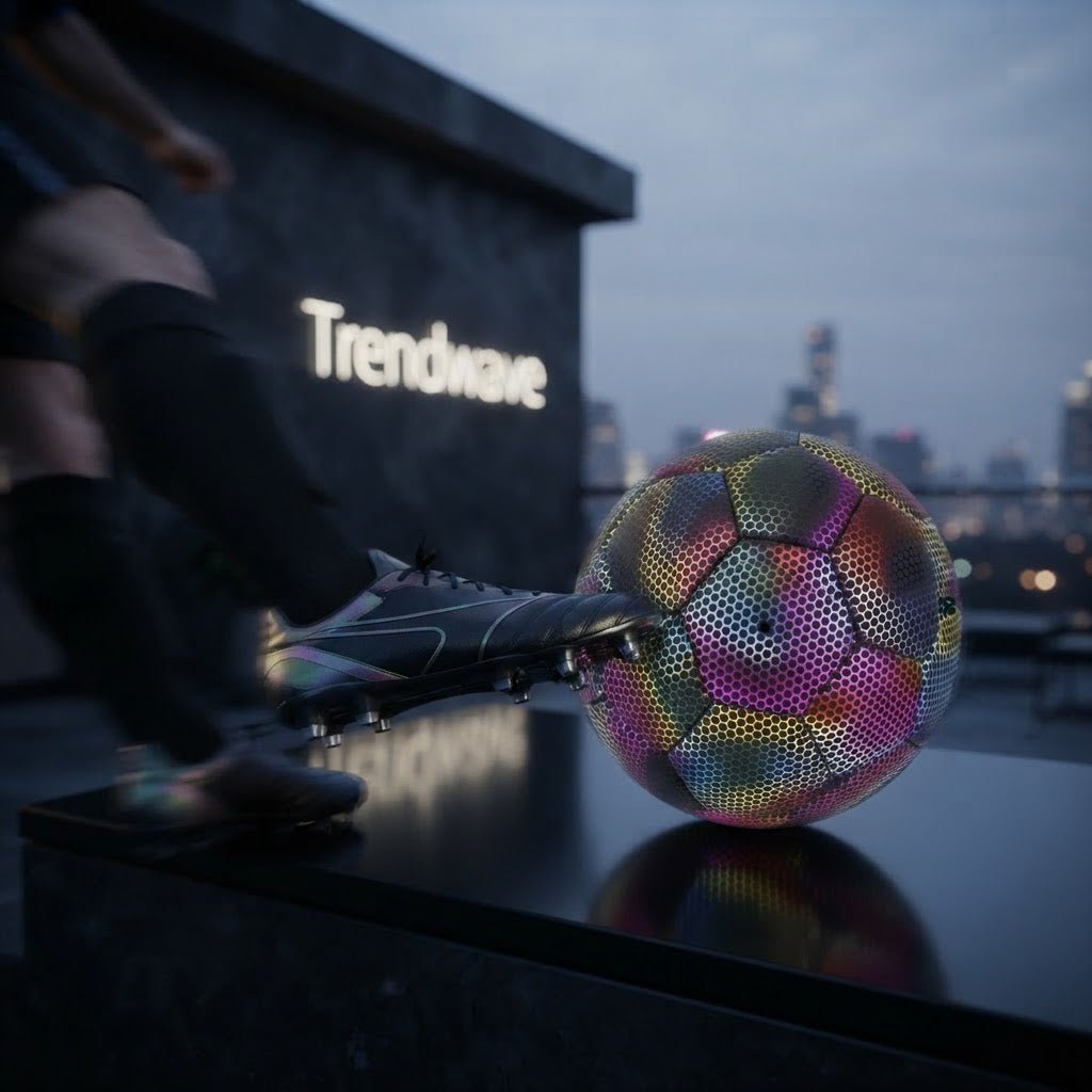 Trendwave™ Reflective Football – Glow in the Dark for Night Play - | Trendwave