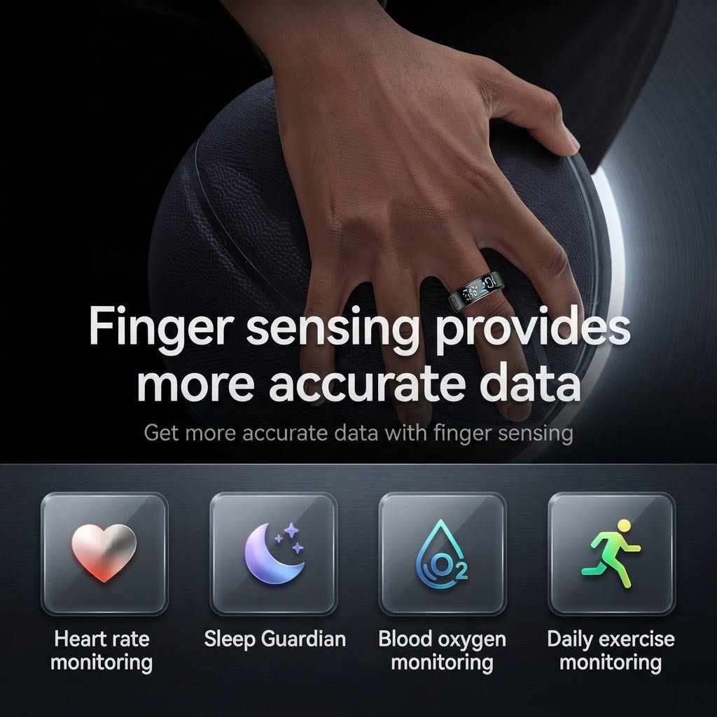 Ultra-Slim Smart Ring — Sleep & Activity Tracker - Wearable Tech | Trendwave