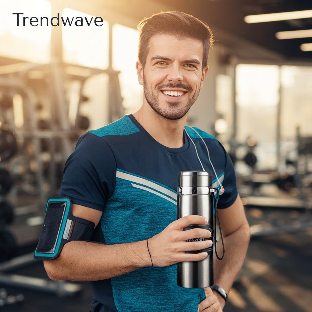Sport Insulated Stainless Steel Water Bottle – Vacuum Sealed Thermal Flask for Hot & Cold Drinks – Durable Leak-Proof Gym & Travel Bottle - Fitness & Hydration | Trendwave