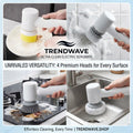 5-in-1 Electric Cleaning Brush – Bathroom, Kitchen & More - kitchen | Trendwave