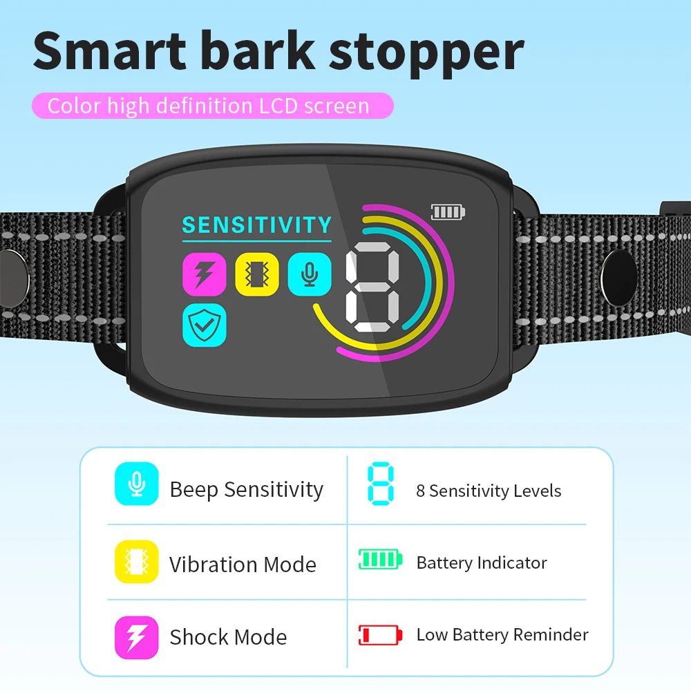 Anti Bark Dog Collar – Rechargeable & Waterproof - Pet | Trendwave