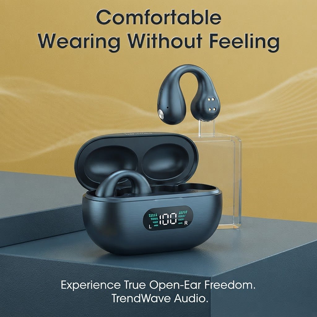 Bone Conduction Headphones – Wireless Bluetooth 5.3 & HIFI Sound - Gadget | Trendwave