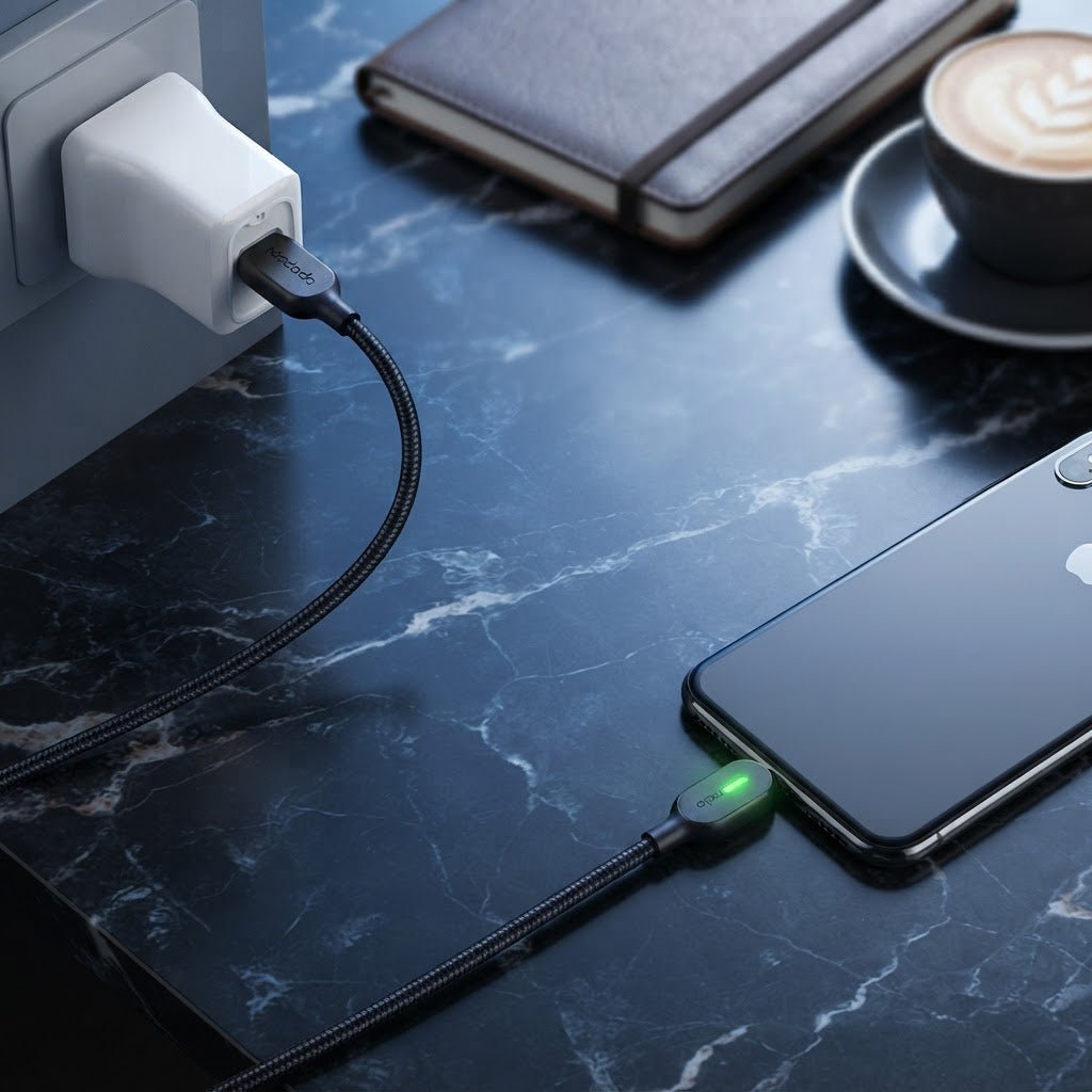 USB Fast Charging Cable – Android, iPhone & Type-C - Pet | Trendwave