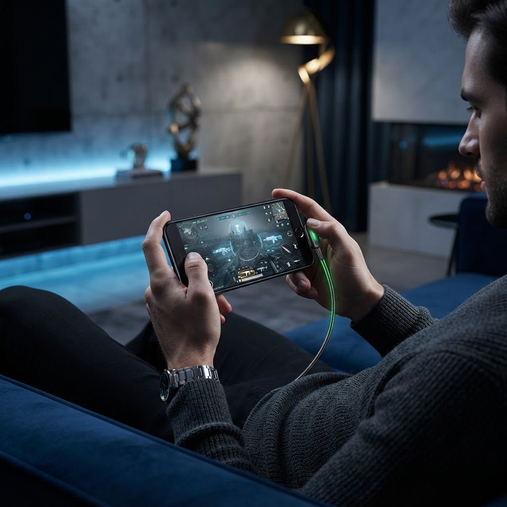 USB Fast Charging Cable – Android, iPhone & Type-C - Pet | Trendwave