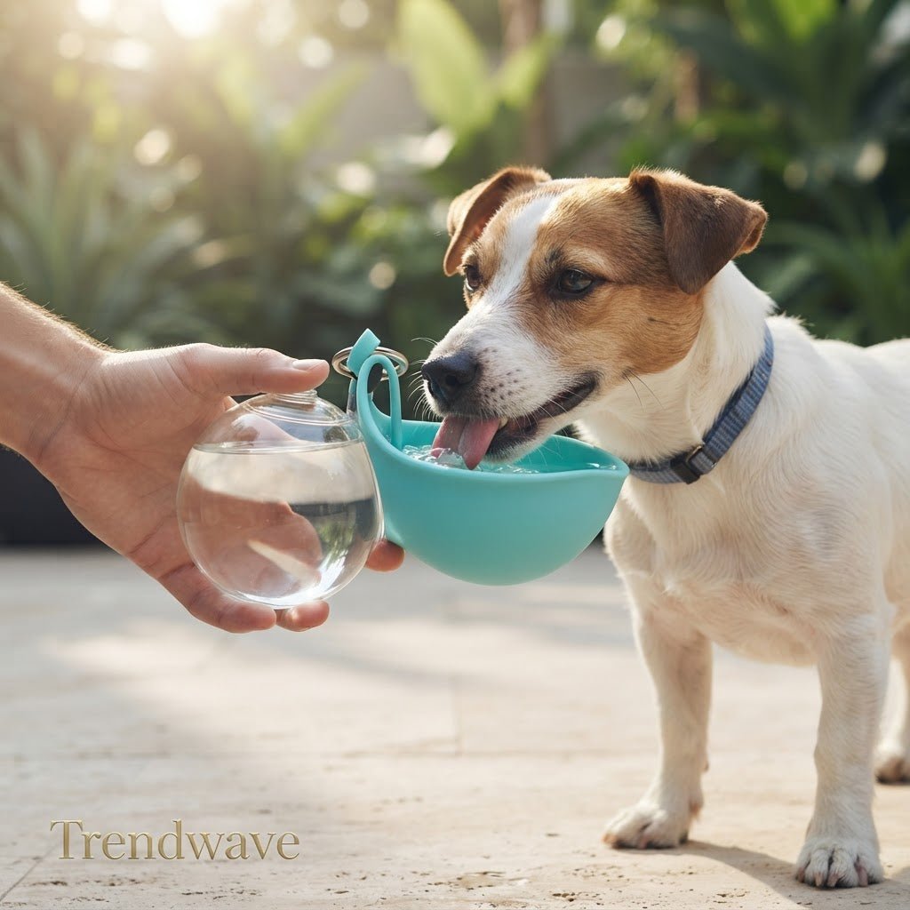 Portable Dog Water Bottle & Hands-Free Dispenser – Leak-Proof Travel Essential for Hiking, Walks & Adventure - Pet Supplies | Trendwave