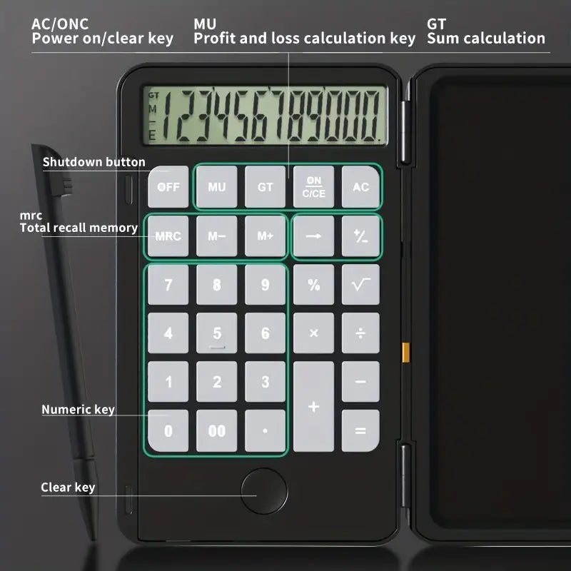 LCD Scientific Calculator – Dual Power Desktop & Student Use - | Trendwave