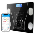 Smart Body Fat Bathroom Scale – Bluetooth Digital Weight Monitor with App Sync, BMI & Muscle Mass Analysis – Tempered Glass 180kg - Gadget | Trendwave