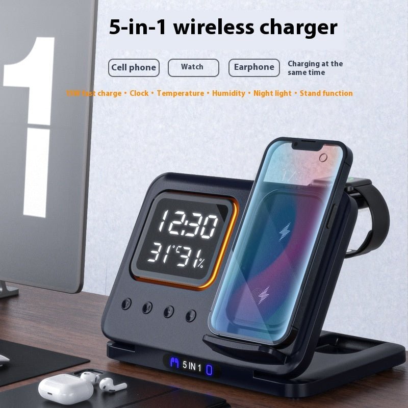 5-in-1 Fast Wireless Charging Station - Gadget | Trendwave
