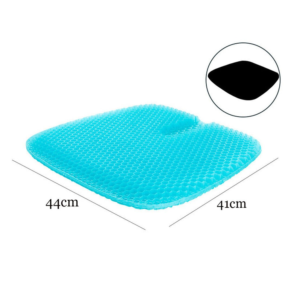 Premium Ergonomic Gel Seat Cushion – Breathable Honeycomb Support for Office, Car & Home – Pain Relief for Lower Back, Sciatica & Coccyx - Gadget | Trendwave