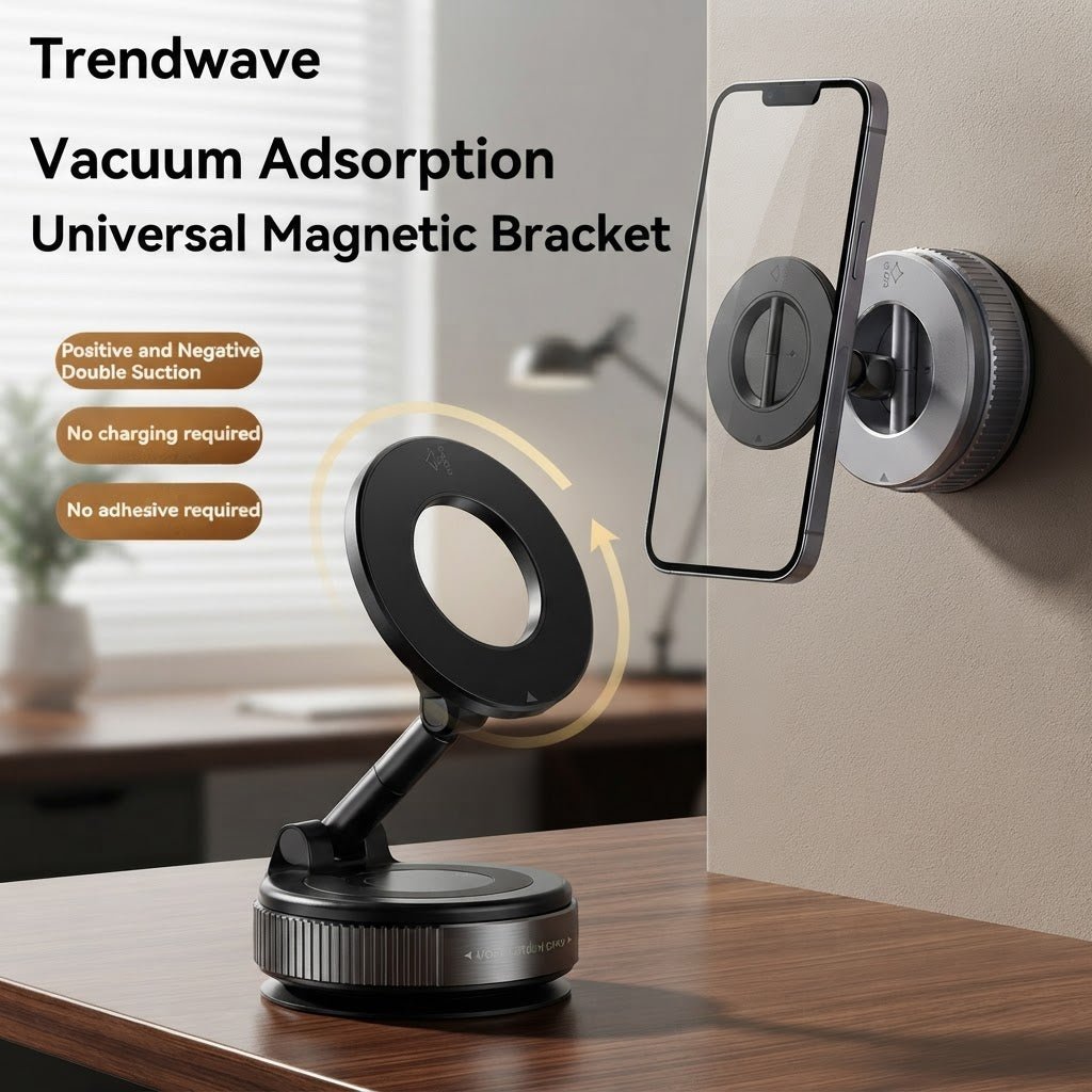 Magnetic Car Phone Holder – Foldable & Adjustable - Pet | Trendwave