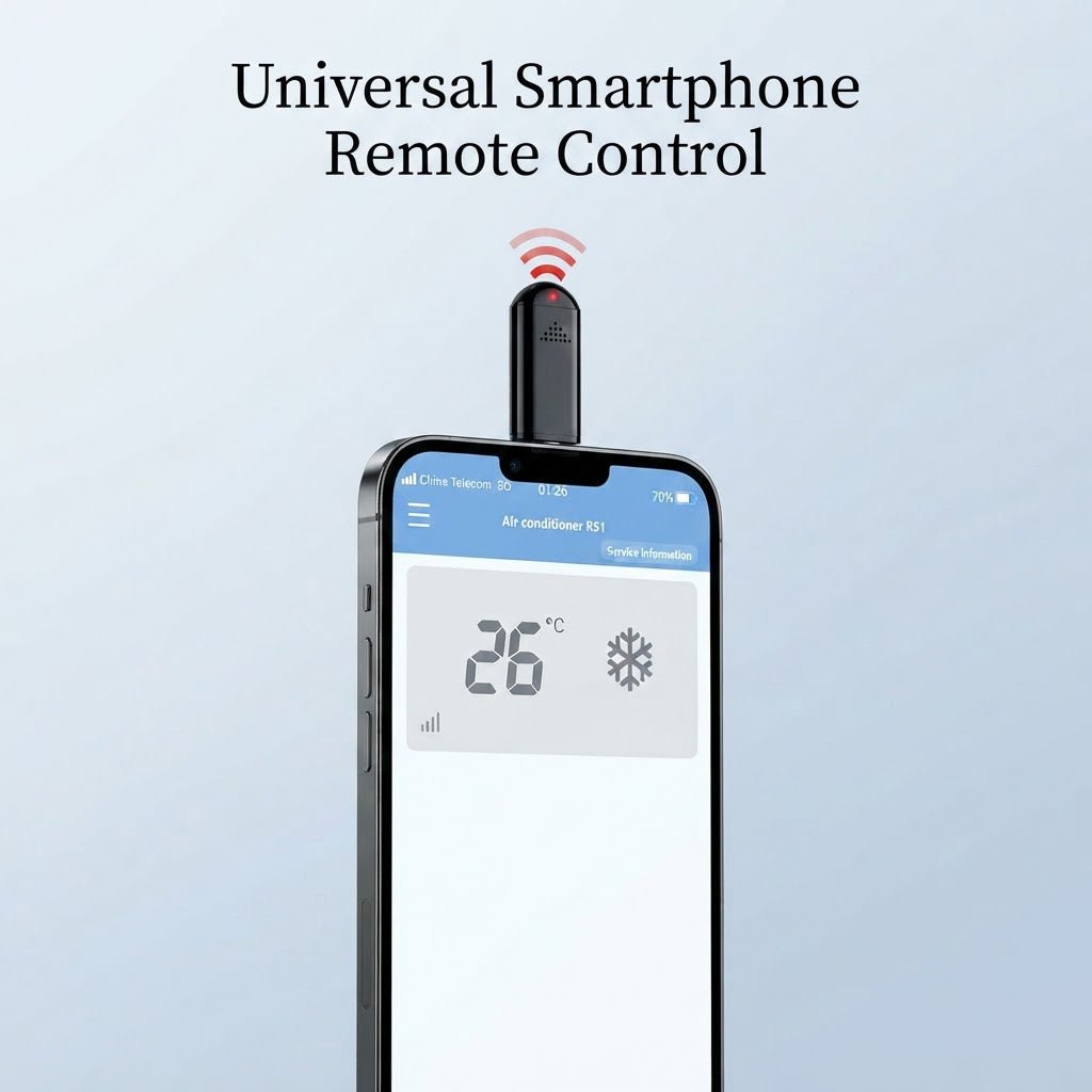 Infrared Phone Adapter – Universal TV & AC Remote Control Dongle - | Trendwave