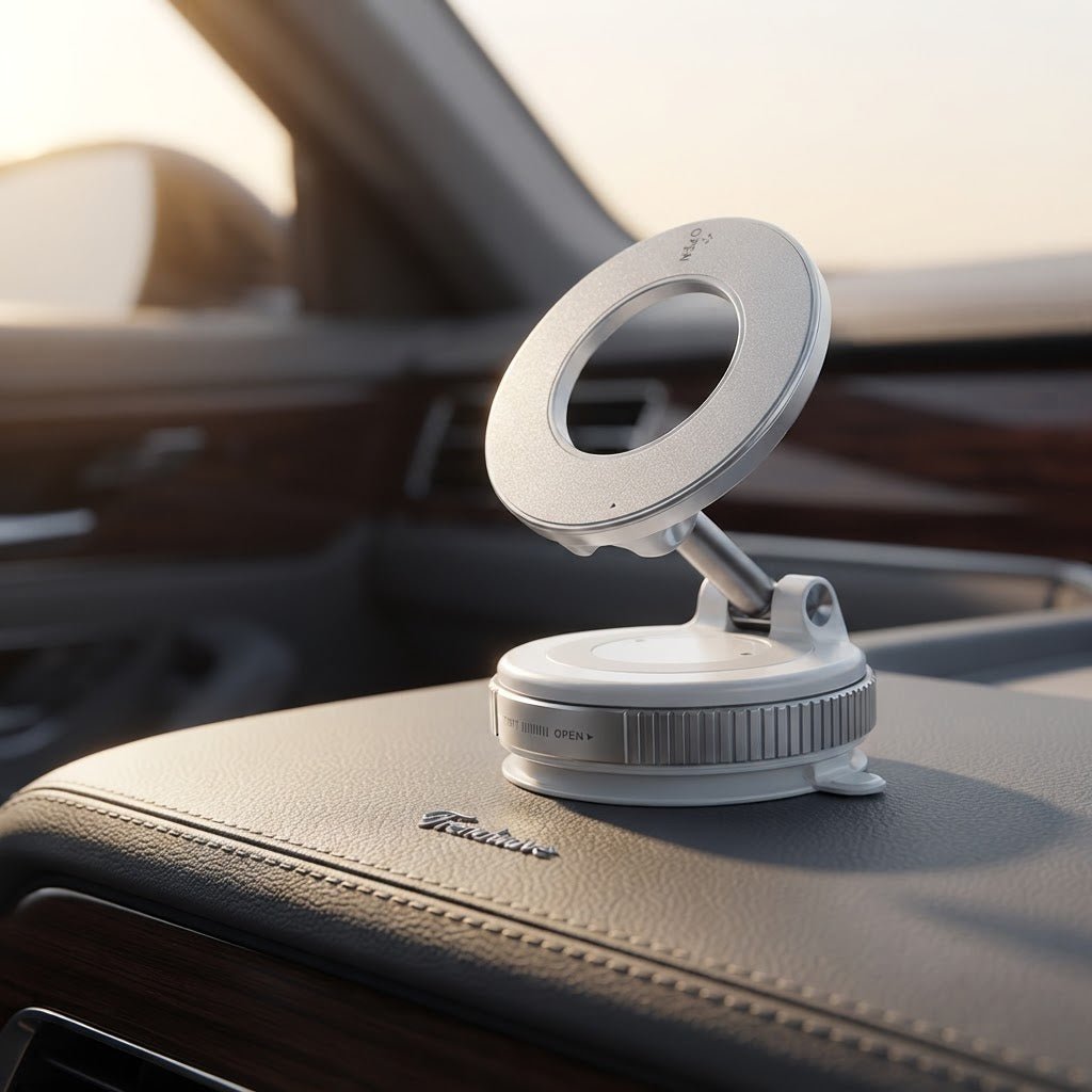 Magnetic Car Phone Holder – Foldable & Adjustable - Pet | Trendwave