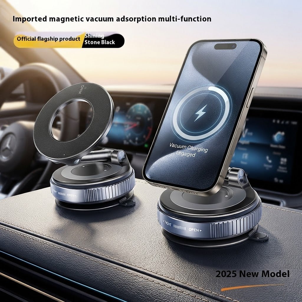 Magnetic Car Phone Holder – Foldable & Adjustable - Pet | Trendwave
